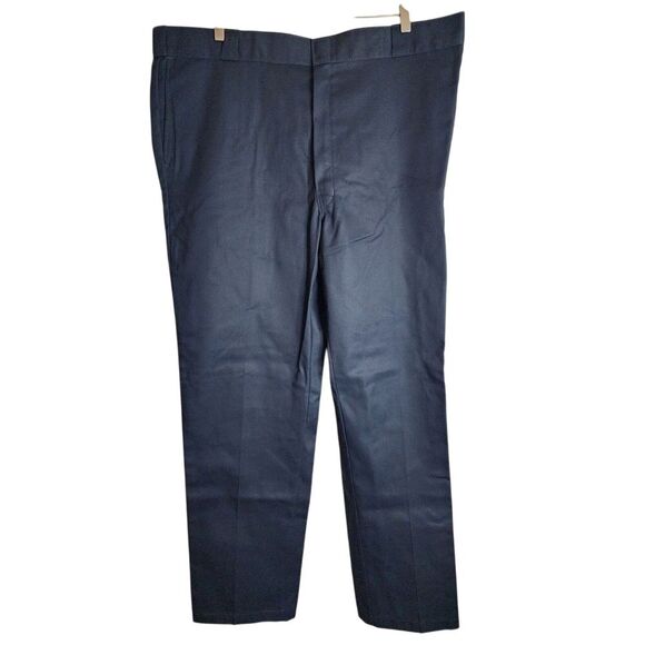 Dickies Pants Men's 44x34‎ Original Fit 874 Work Navy Blue NWT - Picture 1 of 6